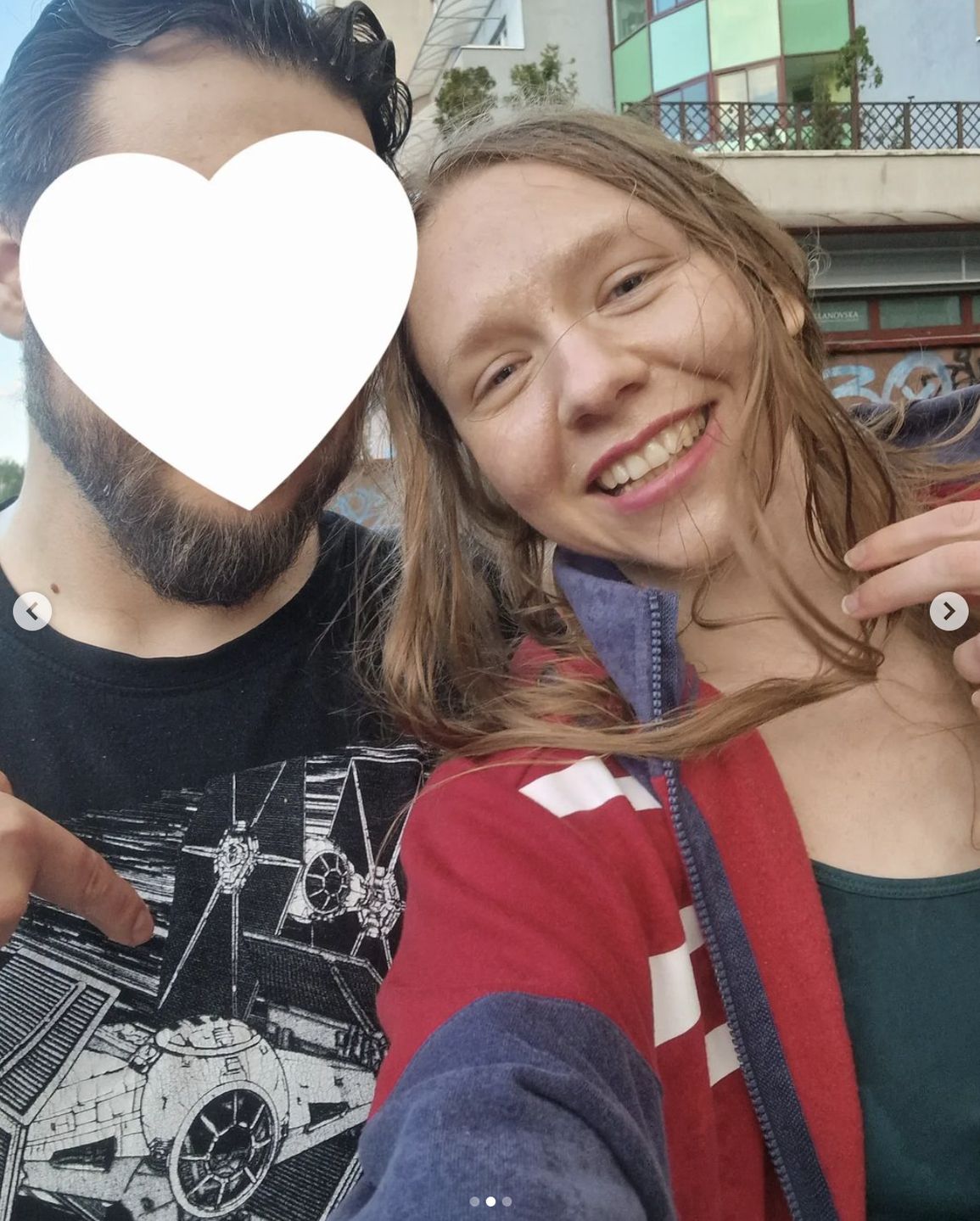 Maja Staśko z partnerem