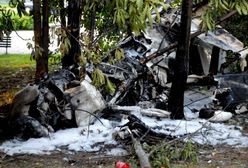 Katastrofa awionetki - zobacz zdjęcia