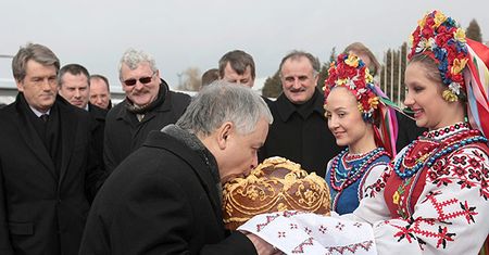 Lech Kaczyński na Ukrainie