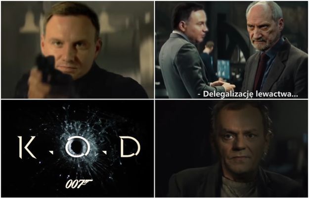Andrzej Duda jako James Bond. Internet pokochał to nagranie