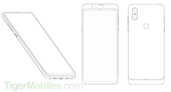 Ilustracja do wniosku patentowego Xiaomi