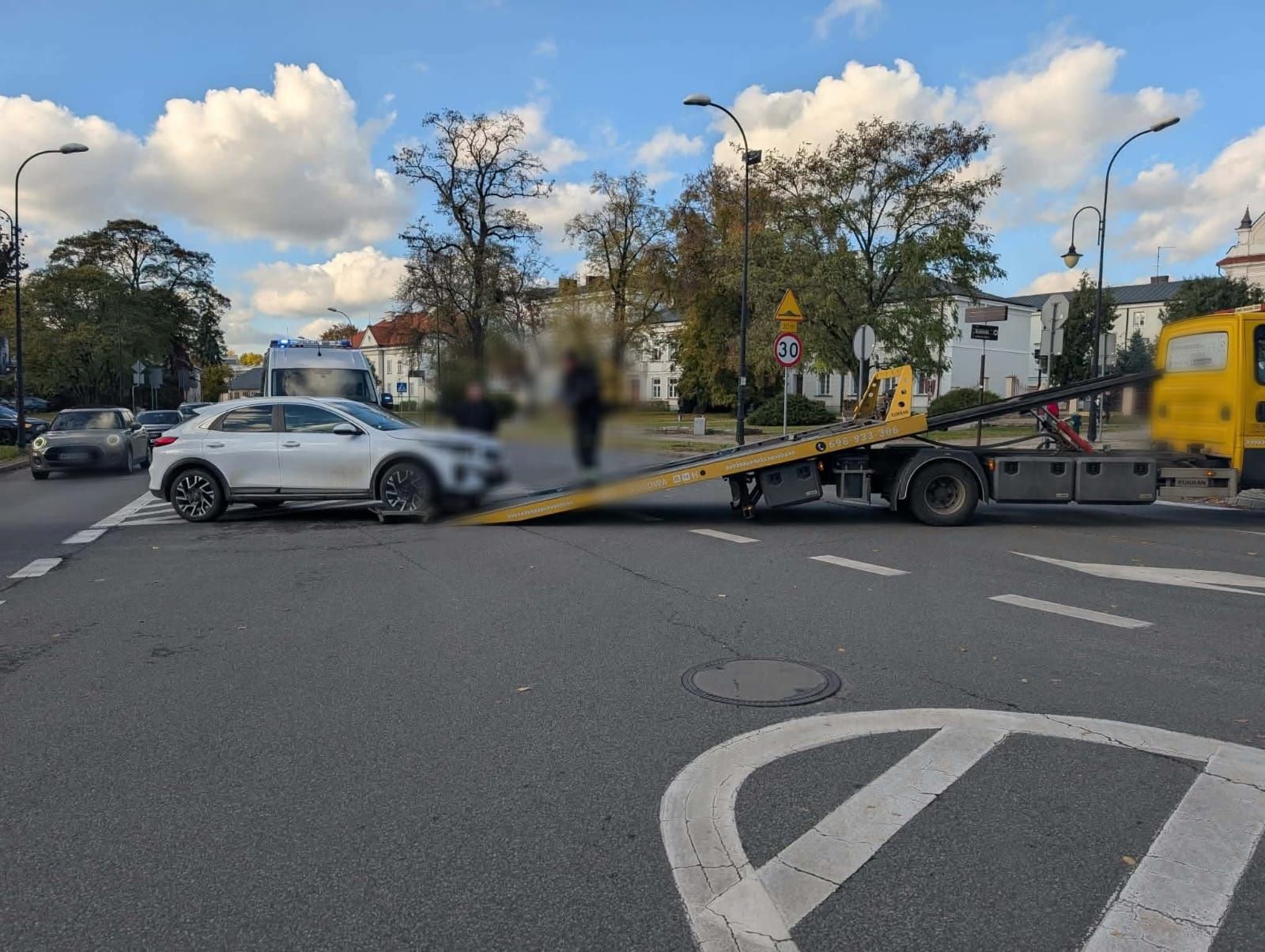 Wypadek na skrzyżowaniu Sienkiewicza i Ostatniej w Płocku