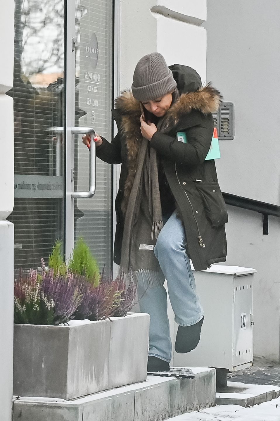 Anna Mucha "przyłapana" na mieście