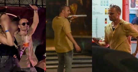 Marcin Hakiel szaleje na imprezie techno, po czym zajada zapiekankę z budki. Życie singla mu służy? (ZDJĘCIA)