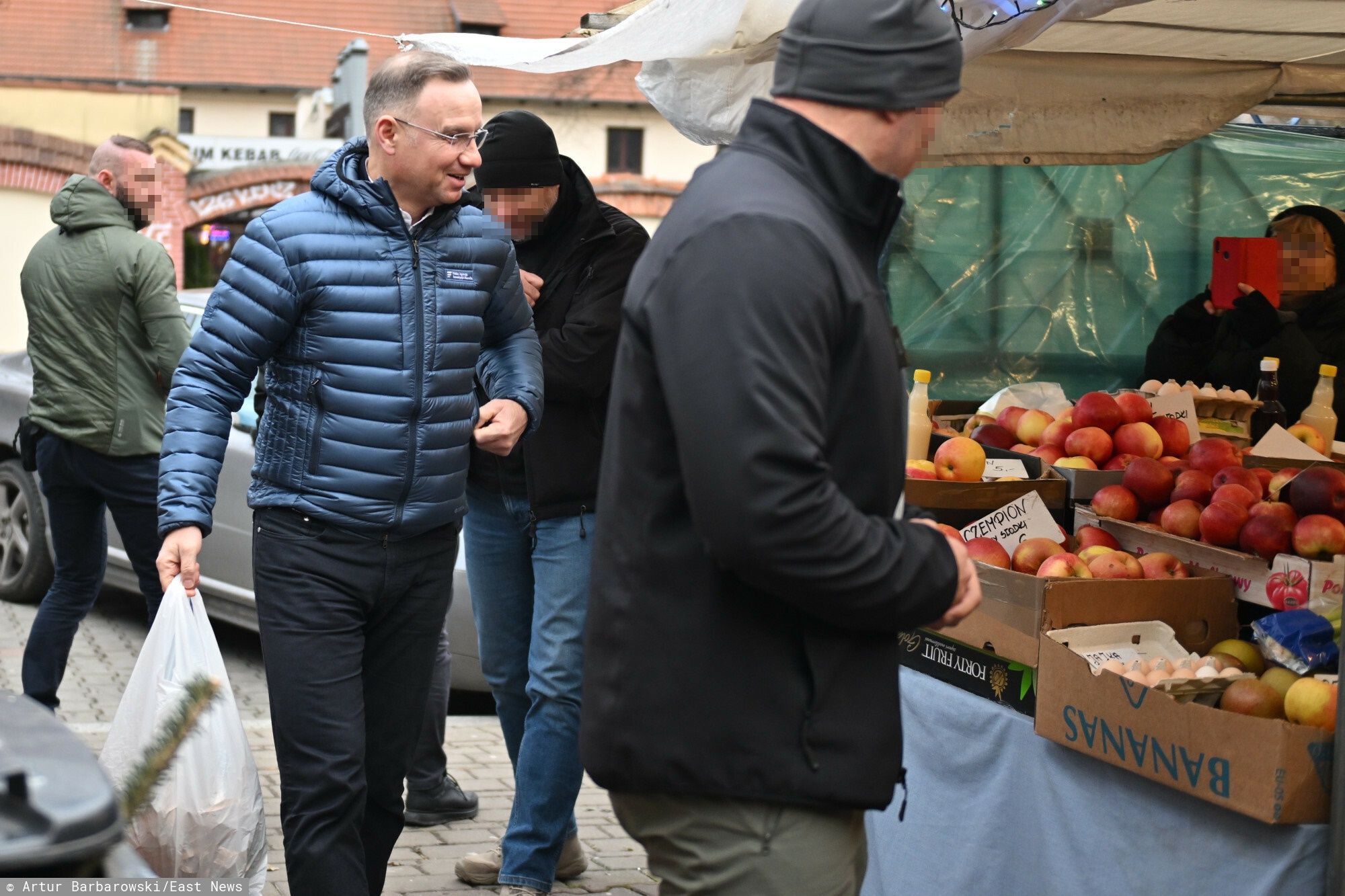 Andrzej Duda "przyłapany" na świątecznych zakupach