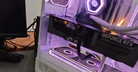 GeForce RTX 5090 za 20 tys. zł stanął w ogniu. Wszystko uchwyciła kamera