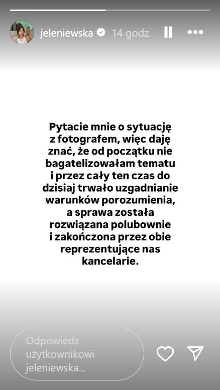 Sprawa Jeleniewskiej i fotografa zakończona