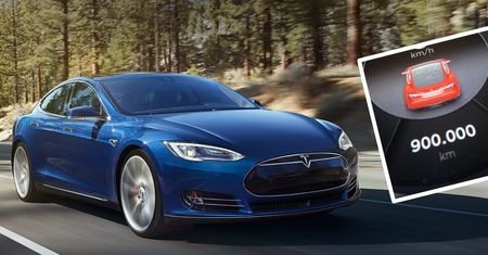 Tesla model S z największym przebiegiem pobiła kolejny rekord. Pękło 900 tys. km