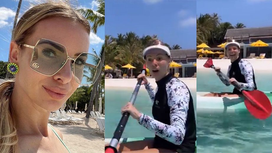 Izabela Janachowska na wakacjach 