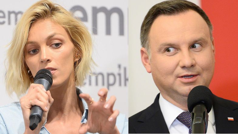 Anja Rubik atakuje Andrzeja Dudę