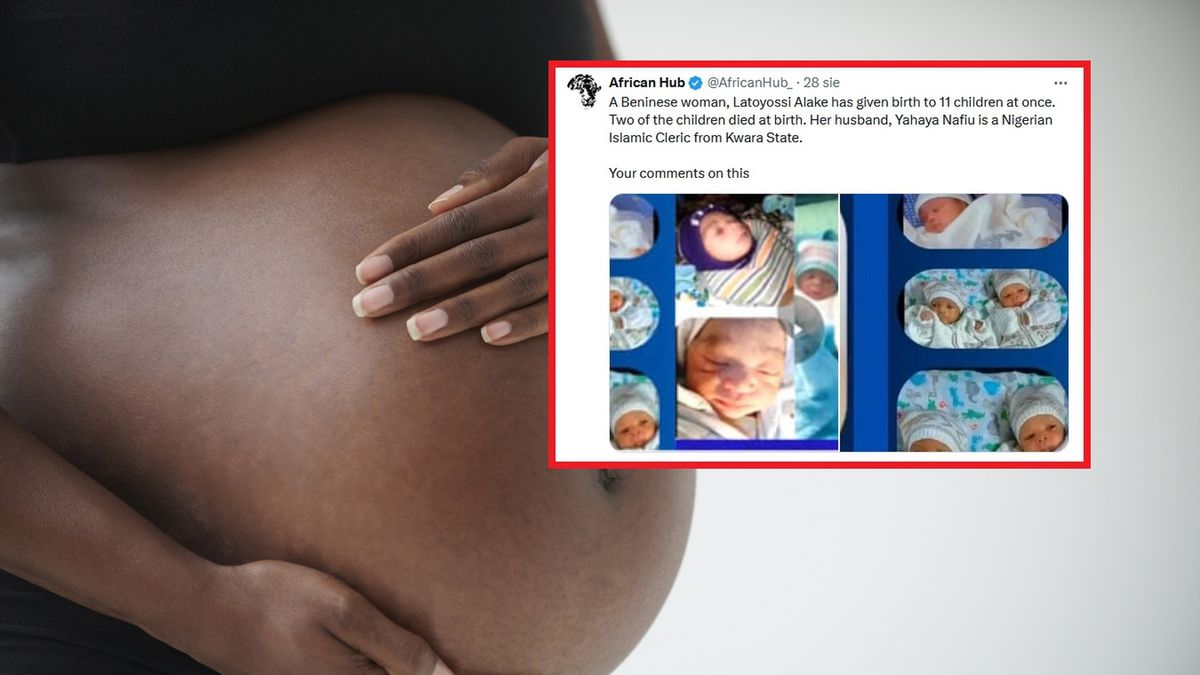 Benin: Kobieta miała urodzić 11 dzieci