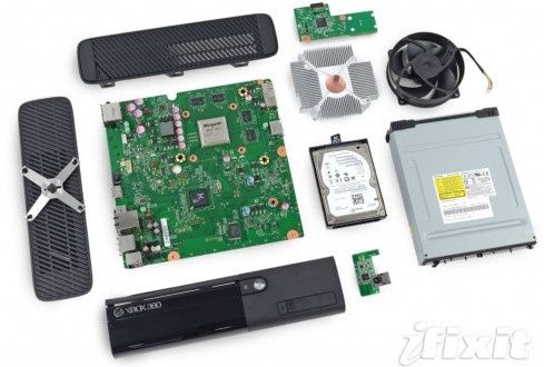 xbox 360 e wygląd rozłożenie na części