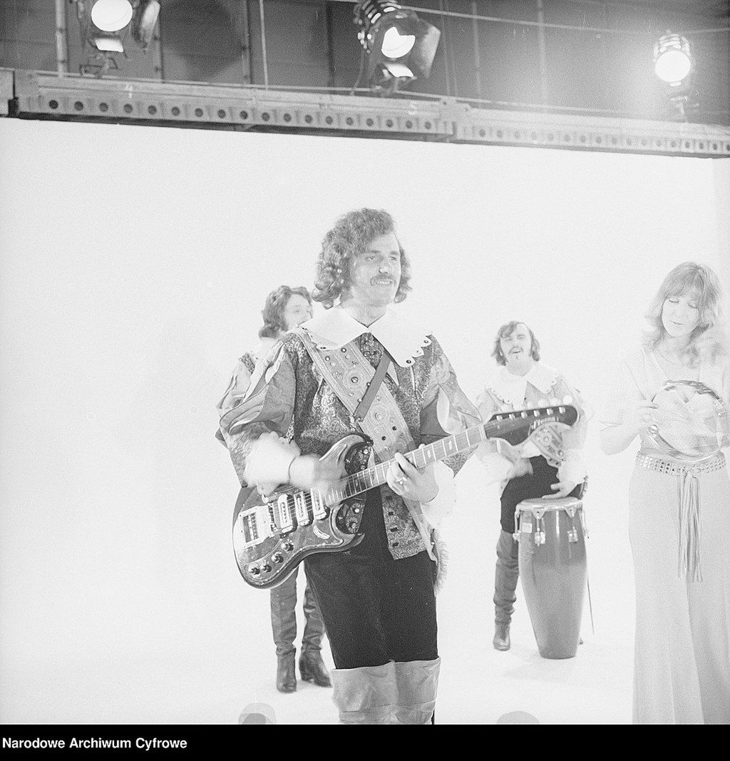 Krzysztof Krawczyk jako wokalista Trubadurów w 1972 roku