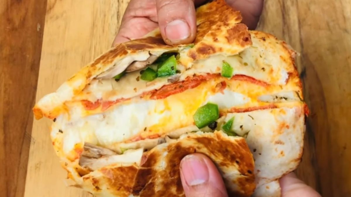 Wrapy z TikToka a la pizza.