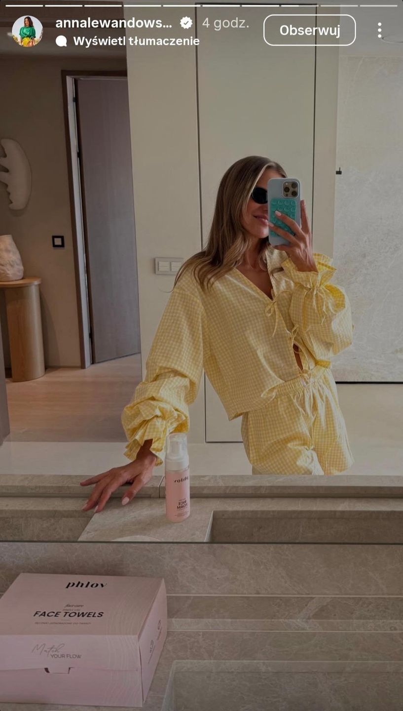 Żona Roberta Lewandowskiego śledzi najnowsze trendy