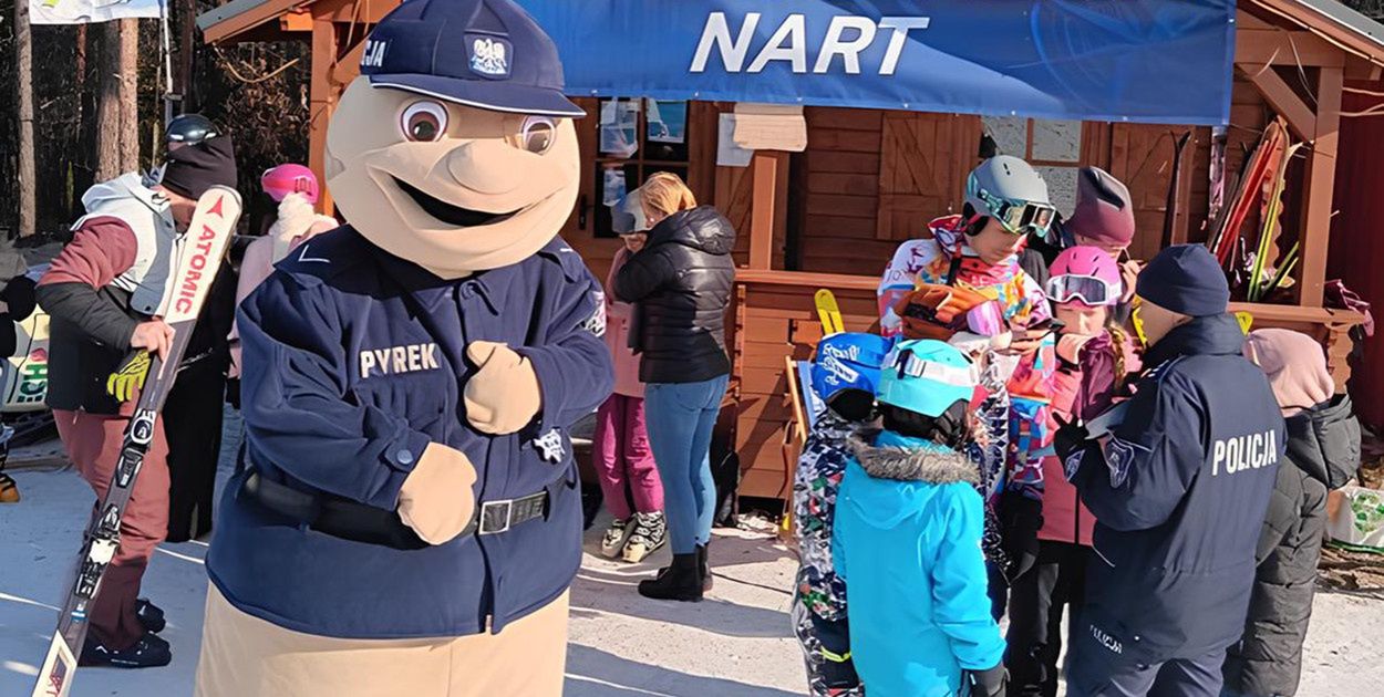 Stok narciarski w Chodzieży miał gościa. To sierżant Pyrek