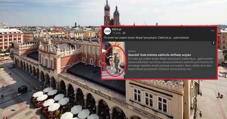 Kraków. Wyszła topless na defiladę. Jest reakcja policji