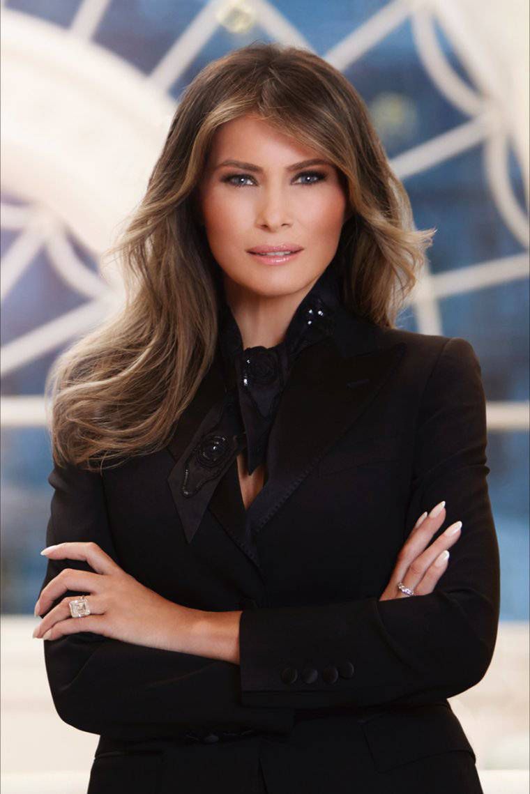 Oficjalny portret Melanii Trump, Pierwszej Damy USA, 2017 rok