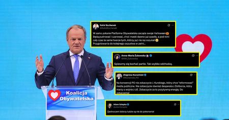 "Halloween" Platformy Obywatelskiej. Lawina komentarzy po politycznej sobocie