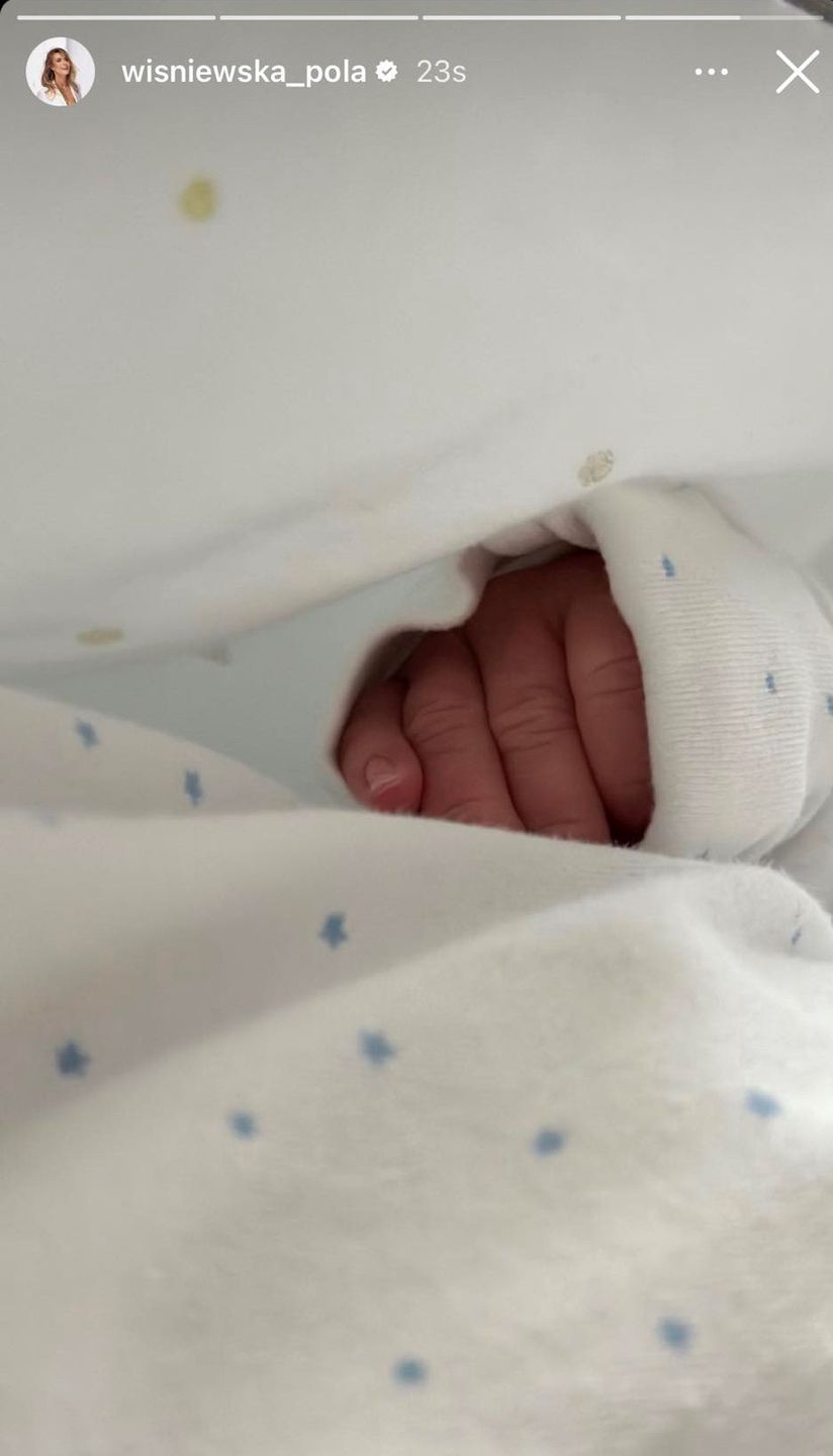 Pola Wiśniewska chwali się pierwszym zdjęciem nowo narodzonego synka