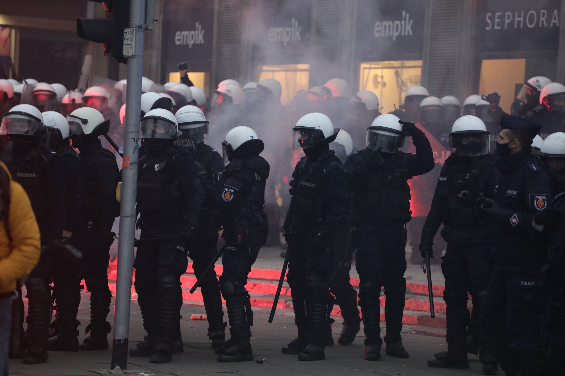 Marsz Niepodleglości w Warszawie, 11.11.2020 r. 