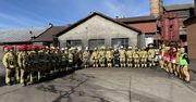 Ćwiczenia strażaków na terenie biogazowni w Suchowoli