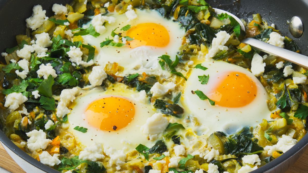 Tureckie śniadanie w zielonej odsłonie