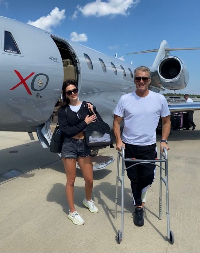 Dolph Lundgren i Emma Krokdal