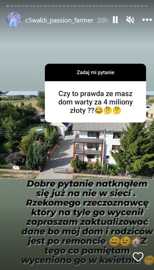 Waldemar z "Rolnik szuka żony" odpowiadał na pytania internautów