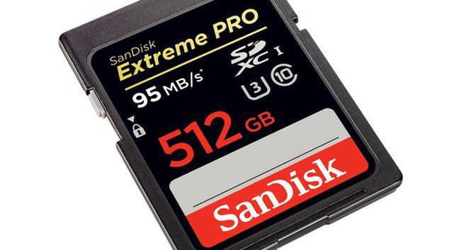 Extreme Pro SDXC UHS-I - największa karta SD na rynku