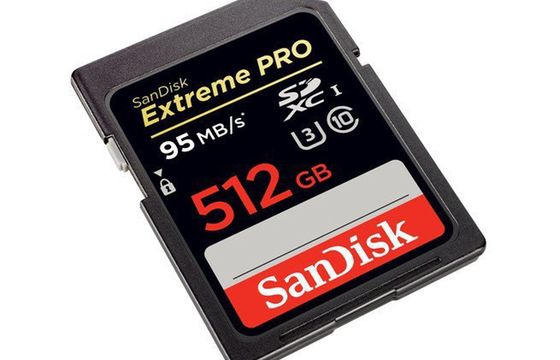 Extreme Pro SDXC UHS-I - największa karta SD na rynku