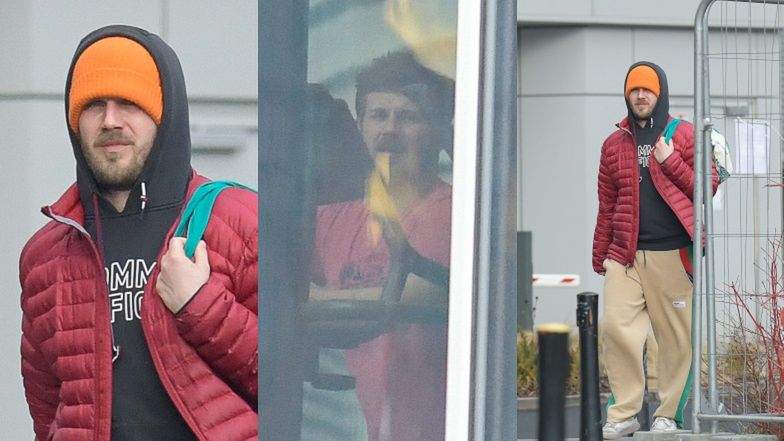 Antoni Królikowski na siłowni