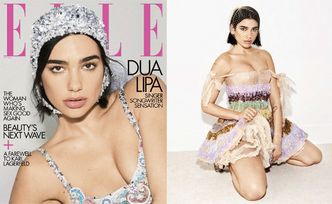 Dua Lipa przymierza drogie sukienki w sesji dla "Elle"