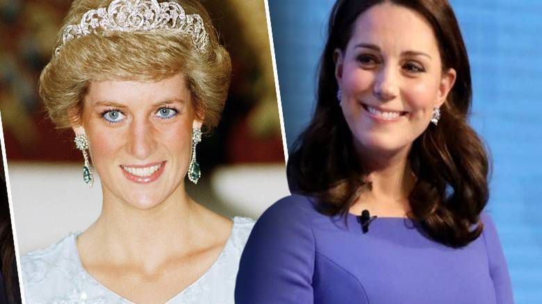 Księżna Kate i księżna Diana