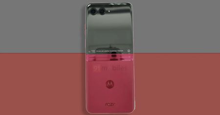 Motorola razr 2023 przyłapana na zdjęciu. Takiego składanego smartfonu jeszcze nie było