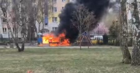 Pożar placu zabaw w Toruniu. Są pierwsze ustalenia. Mamy głos policji