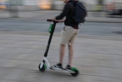 Nieprzepisowa jazda na hulajnodze elektrycznej. Posypały się mandaty