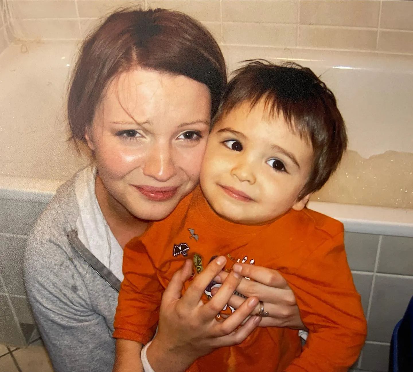 Dorota Szelągowska z synem