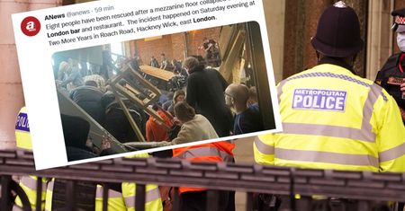 Tragedia w londyńskim pubie. Na ludzi runęła antresola