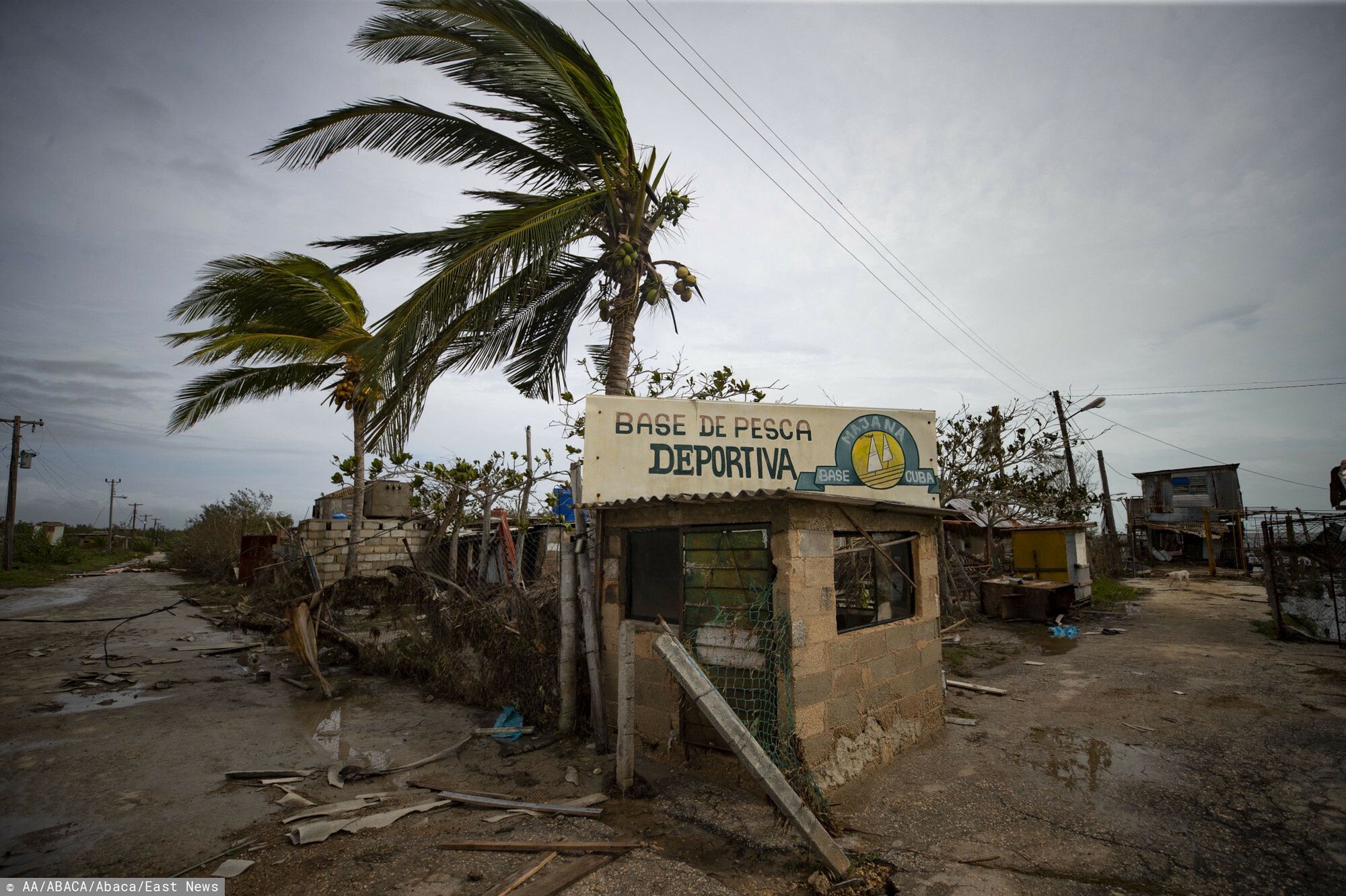 Huragan Rafael pozbawi? Kub? pr?du
ARTEMISA, CUBA - NOVEMBER 7: A view of damage at Majana beach, the place where Hurricane Rafael hit at the Artemisa province, 53 kilometers away from Havana, Cuba on November 7, 2024. Yander Zamora / Anadolu/ABACAPRESS.COM
AA/ABACA