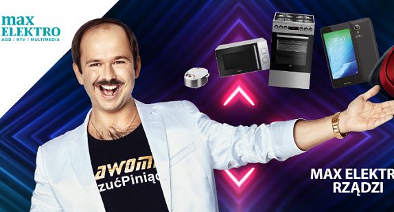 Sławomir Zapała reklamuje sklepy Max Elektro
