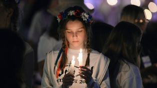 Gniezno: Tak wyglądało tegoroczne Spotkanie Młodych Lednica 2000 po zmroku. Zobacz klimatyczne zdjęcia!