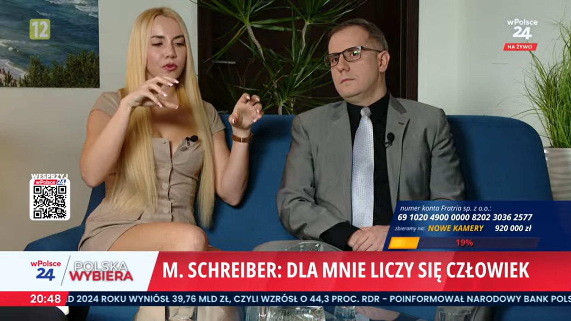 Marianna Schreiber udzieliła wywiadu z Przemysławem Czarneckim