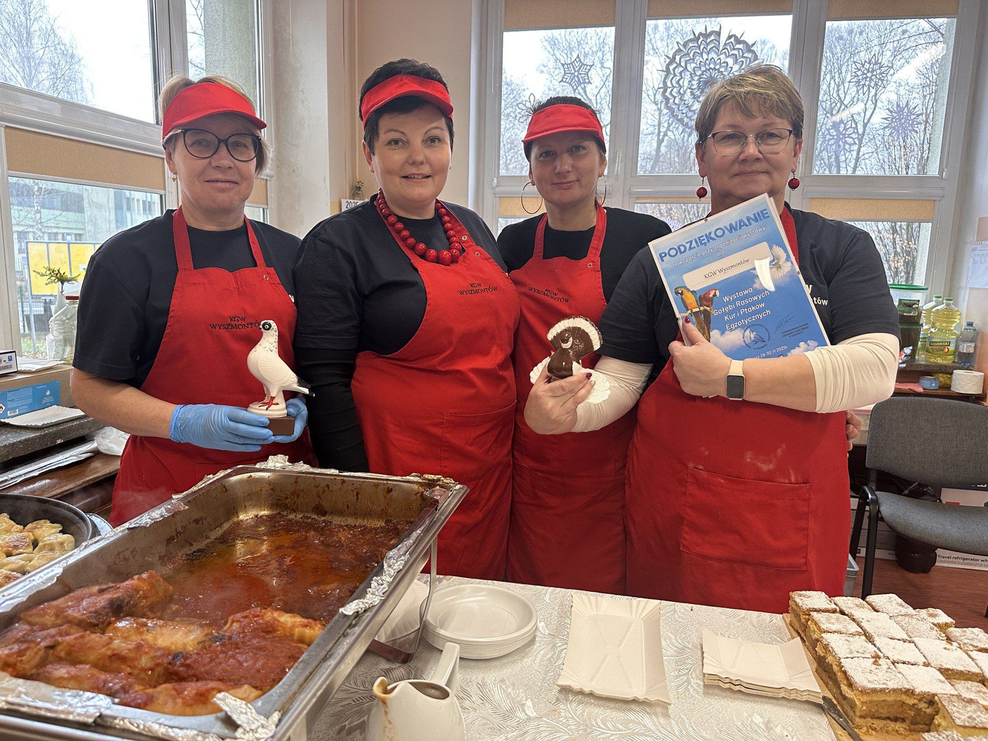 Przez dwa dni trwania wystawy był także ciepły bufet przygotowany przez z Koła Gospodyń Wiejskich z Wyszmontowa