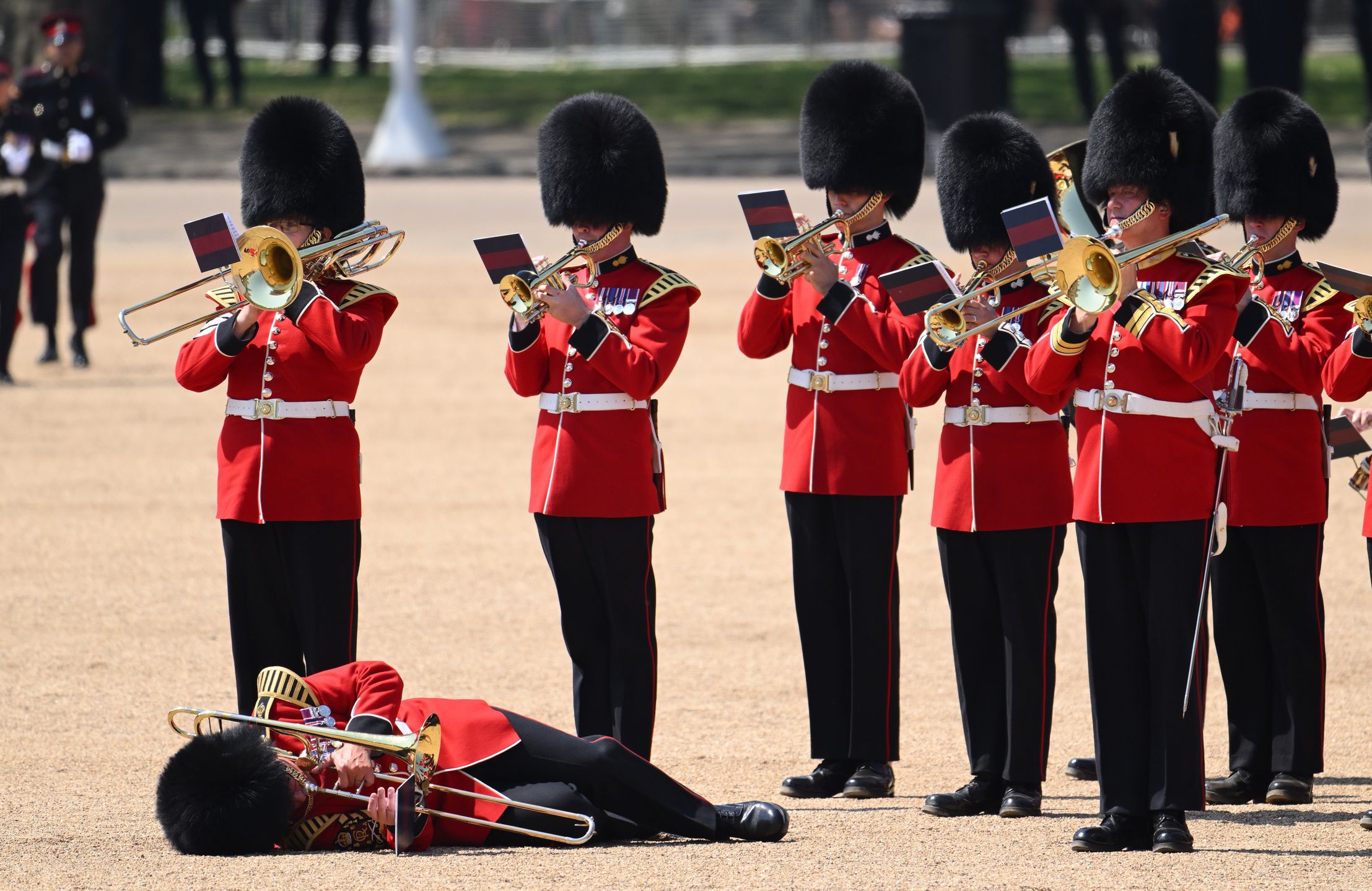 Książę William dziękuje żołnierzom po próbie do Trooping the Colour