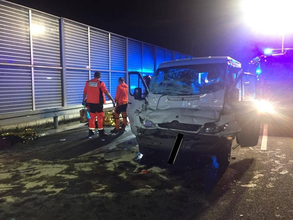 Zderzenie dwóch busów na obwodnicy Lublina S12/17