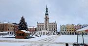 Zamość: Miasto "przystrojone" na Nowy Rok. Zimowy, biały poranek na Starym Mieście. Zdjęcia