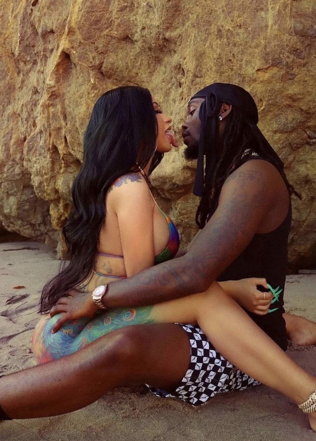 Cardi B i Offset w końcu pokazują synka i zdradzają, że nazywa się...Wave Set Cephus
