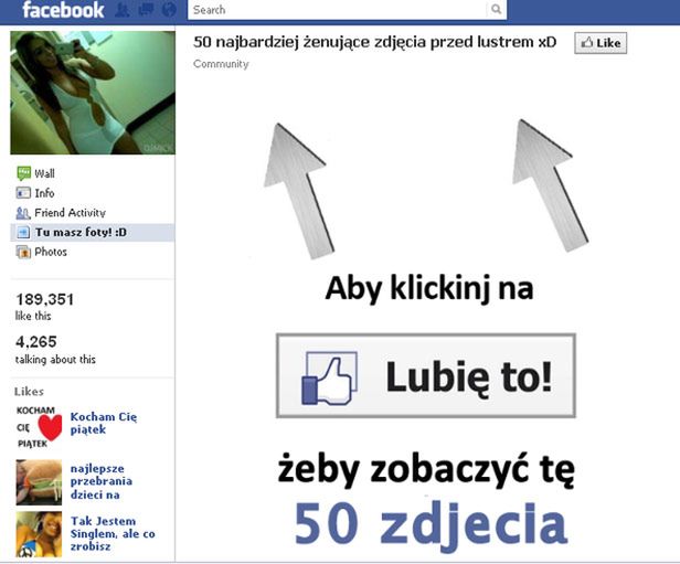 Uwaga, kolejne farmy fanów na Facebooku! Setki tysięcy Polaków dały się nabrać 3