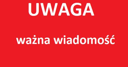 Ważna wiadomość z Urzędu Miasta